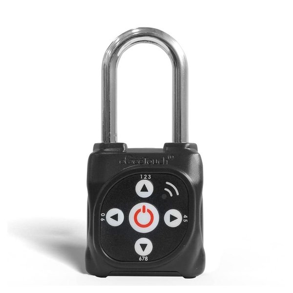 Egeetouch Smart Lockout Tagout Lock, BTDirectional Code, COMMERCIAL iOSAndroidWeb for REMOTE Mgmt, BLACK 5-05105-99